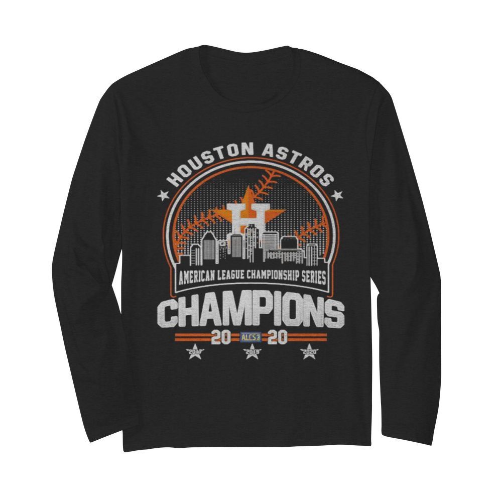 Houston astros american league championship series champions 2020  Long Sleeved T-shirt 