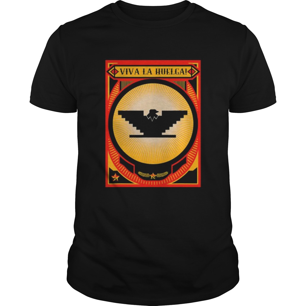 Huelga bird mexican farmer united farm workers labor union shirt