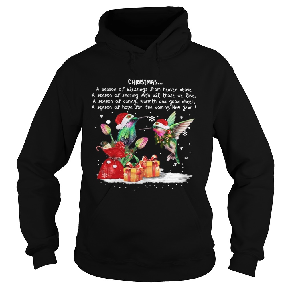 Hummingbird Christmas A Season Of Crewneck  Hoodie