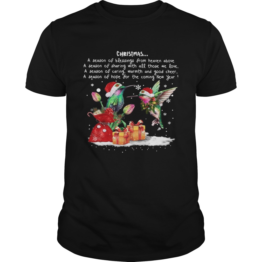 Hummingbird Christmas A Season Of Crewneck  Unisex