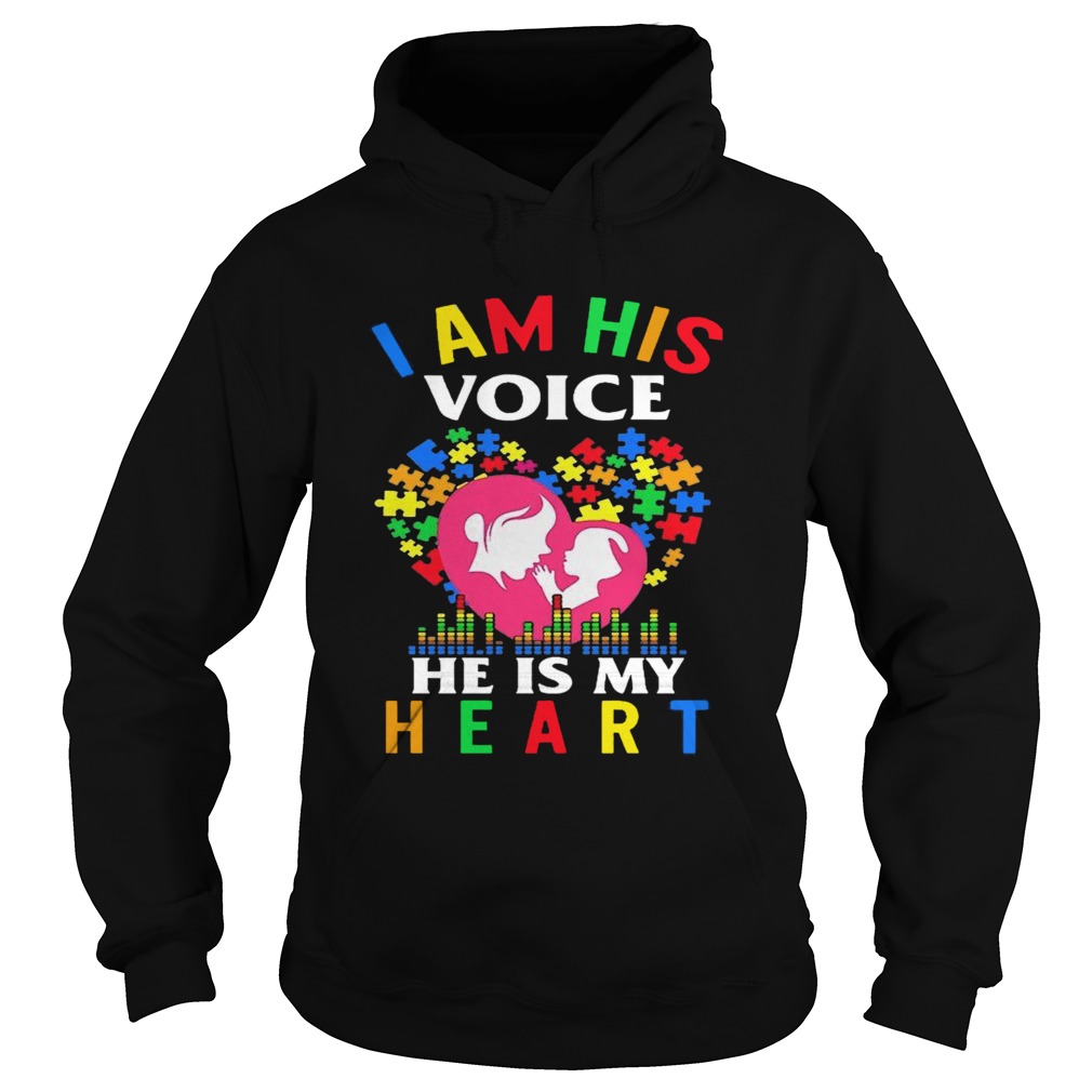 I Am His Voice He Is My Heart  Hoodie