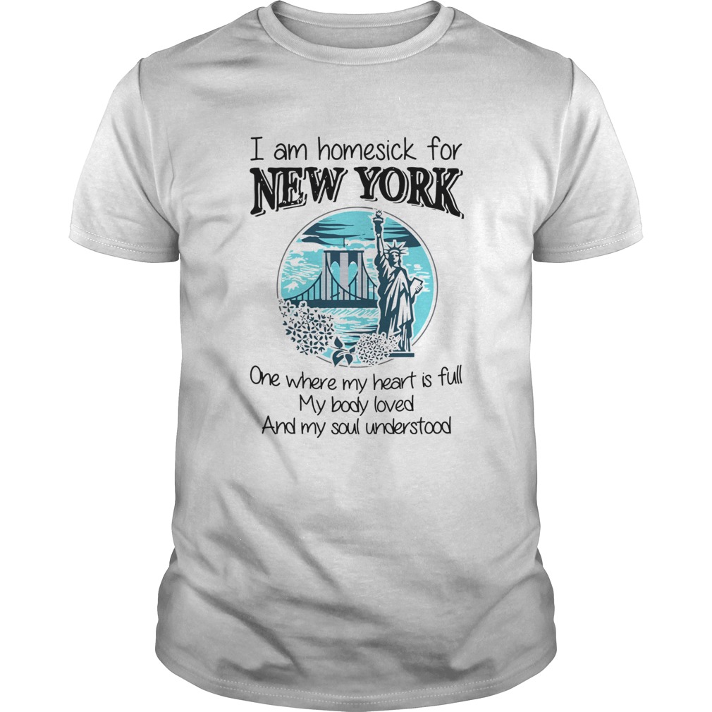 I Am Homesick For New York shirt