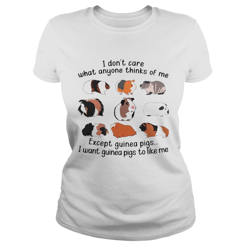 I Dont Care What Anyone Thinks Of Me Except Guinea Pigs I Want Guinea Pigs To Like Me  Classic Ladies