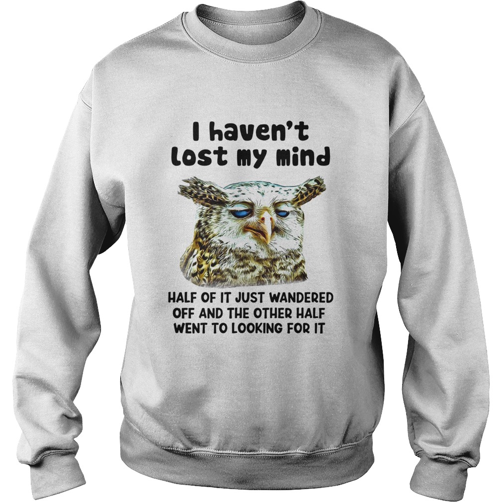 I Havent Lost My Mind Half Of It Just Wandered Off And The Other Half Went To Looking For It  Sweatshirt