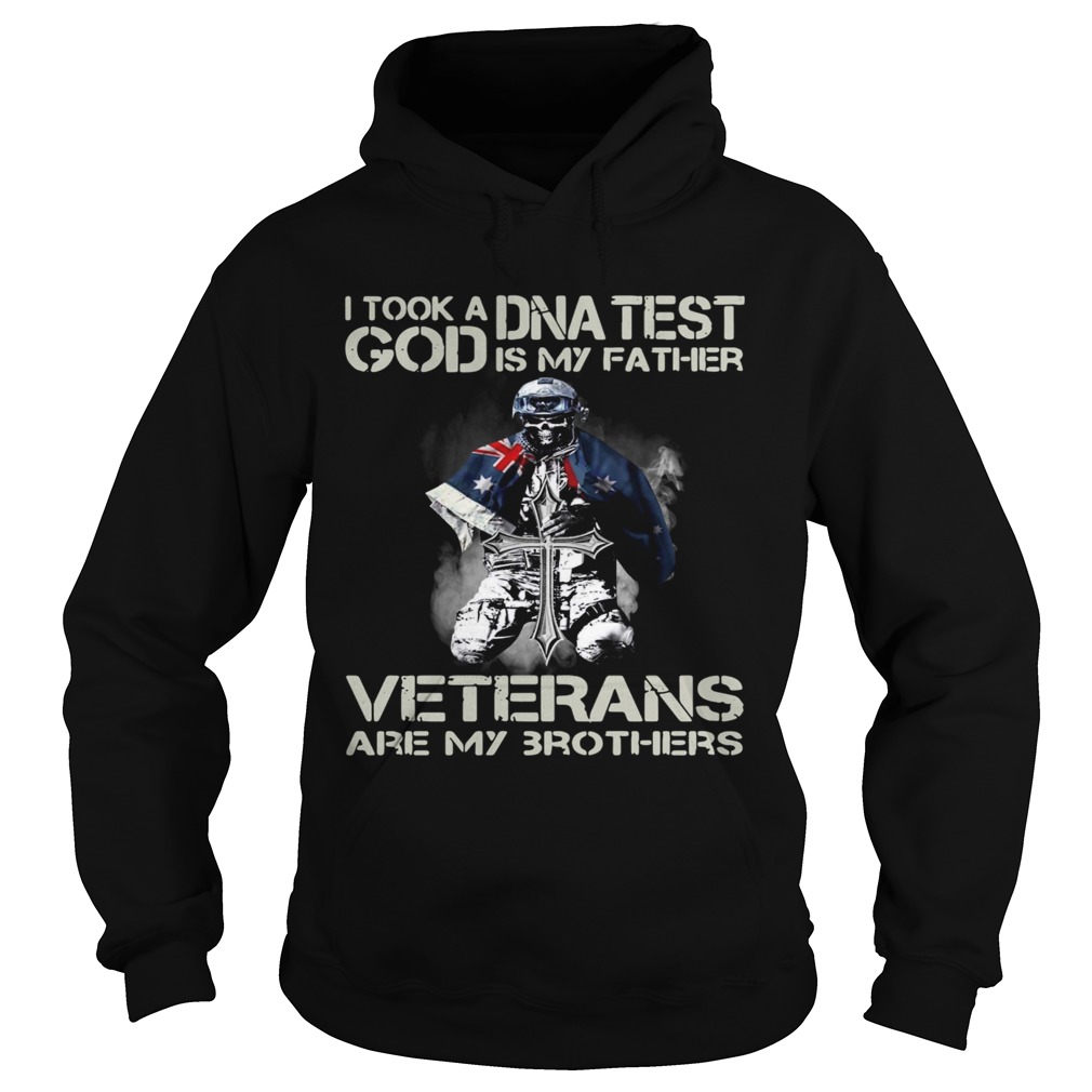 I Took A Dna Test God Is My Father Veterans Are My 3 Brothers  Hoodie