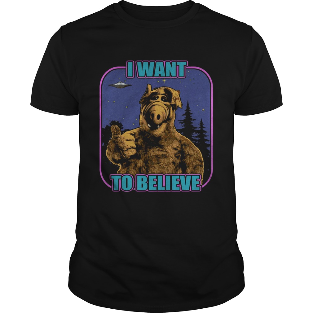 I Want To Believe shirt