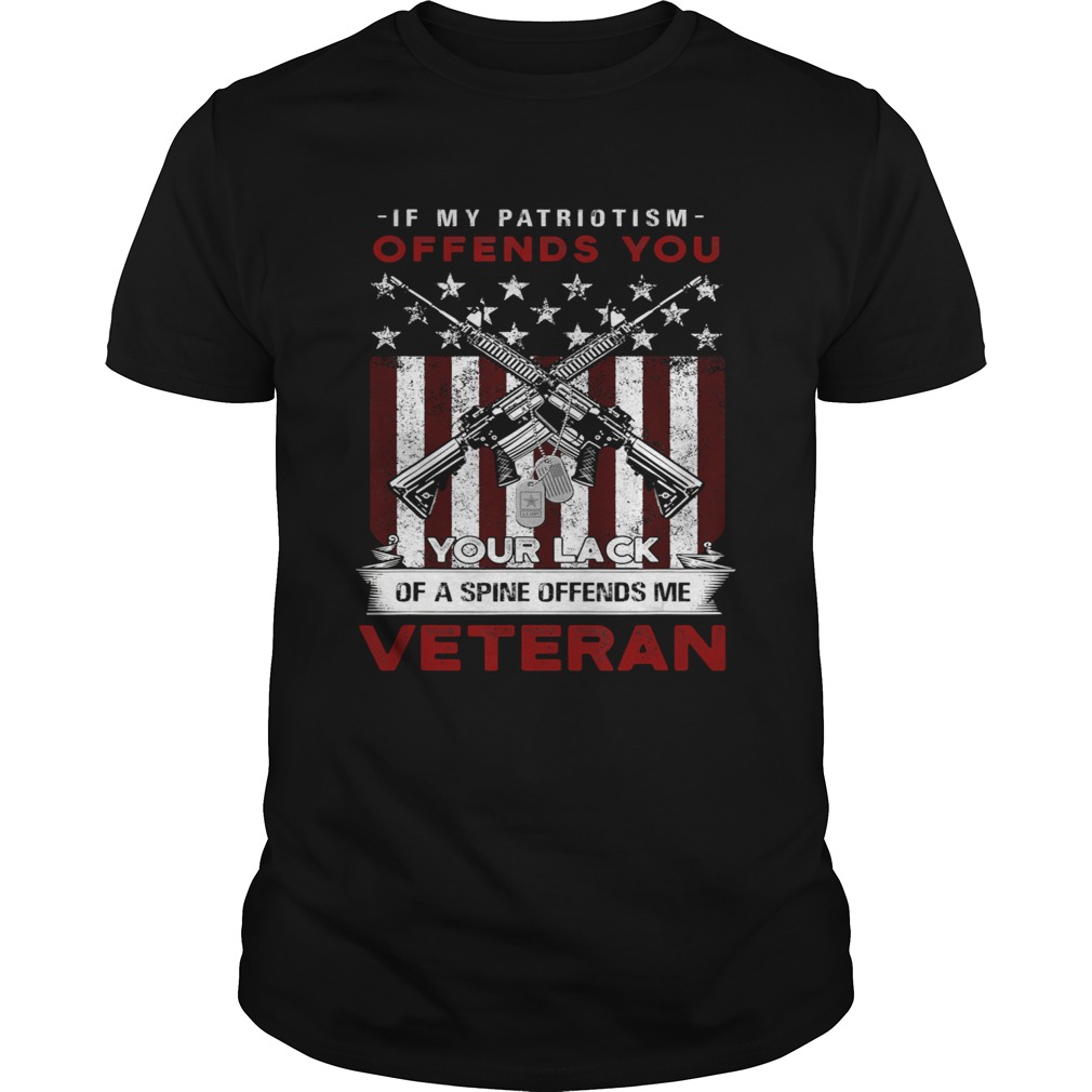 If My Patriotism Offends You Proud American Veteran shirt