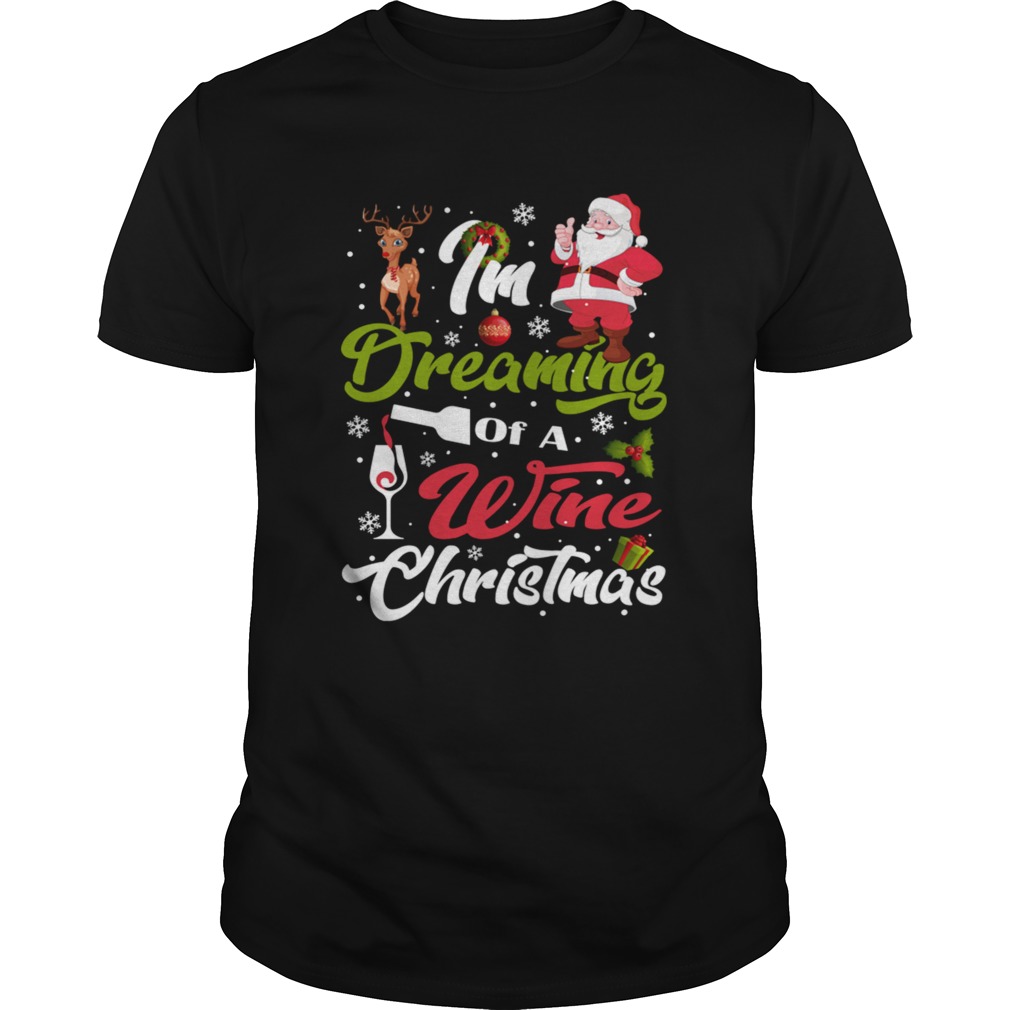 Im Dreaming Of A Wine Christmas 2020  Unisex