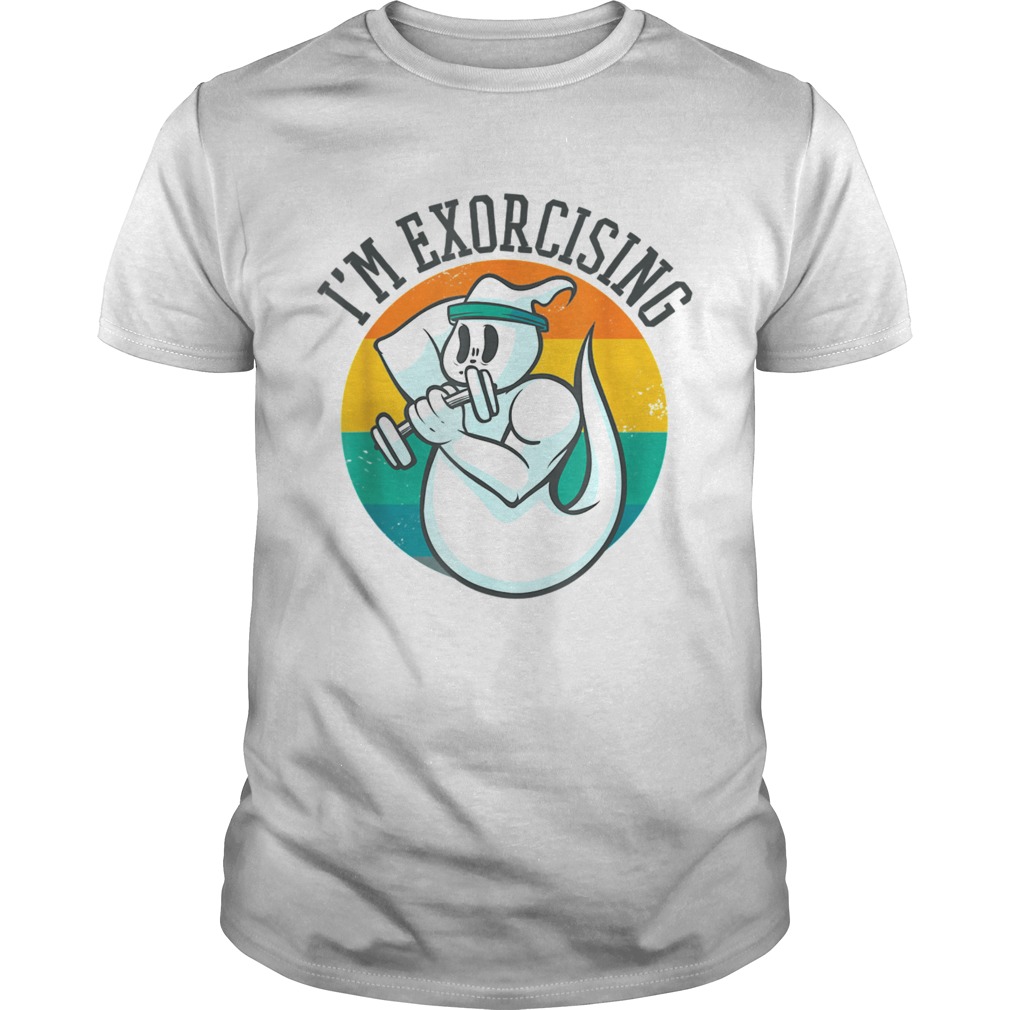 Im Exorcising Gym Ghost Weight Lifting Scream shirt