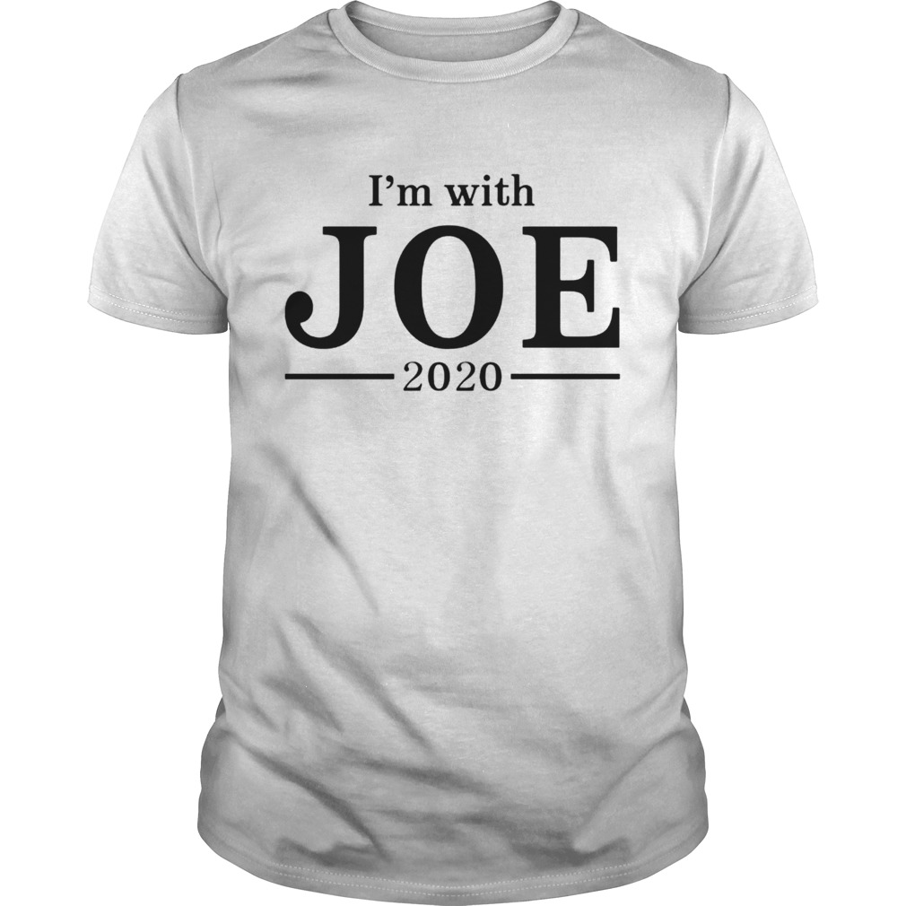 Im with Joe 2020 presidential election shirt