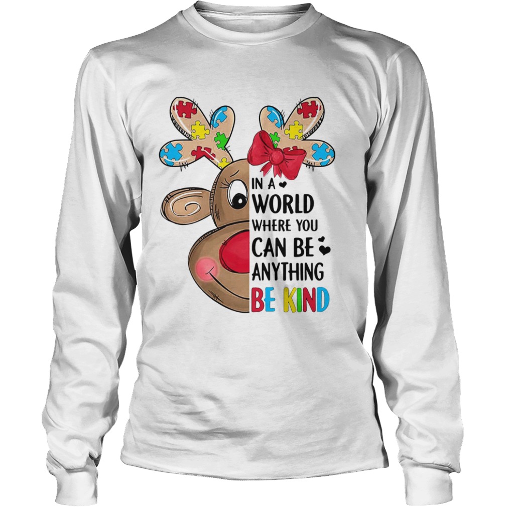 In A World Where You Can Be Anything Be Kind  Long Sleeve