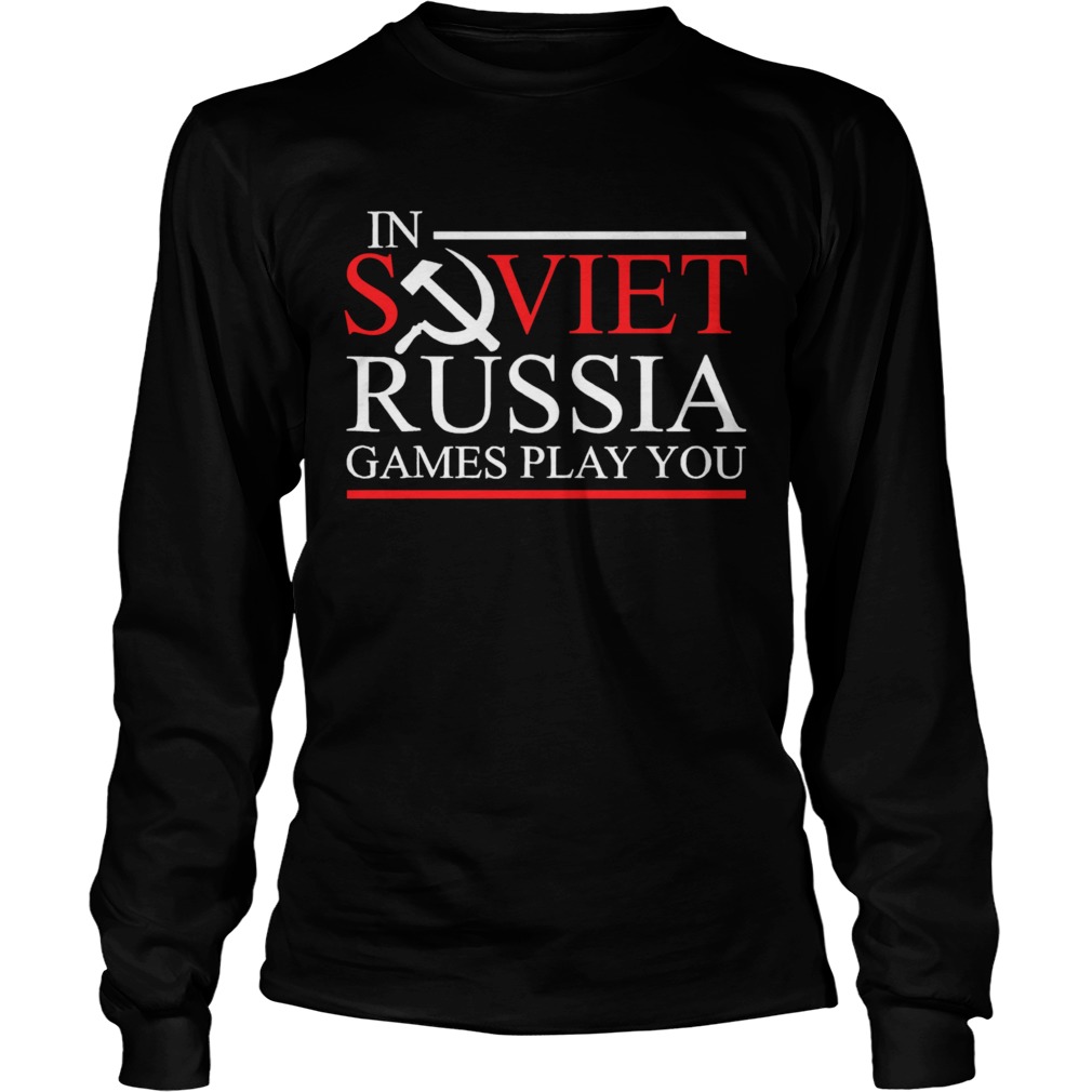 In Soviet Russia Games Play You Tabletop RPG  Long Sleeve