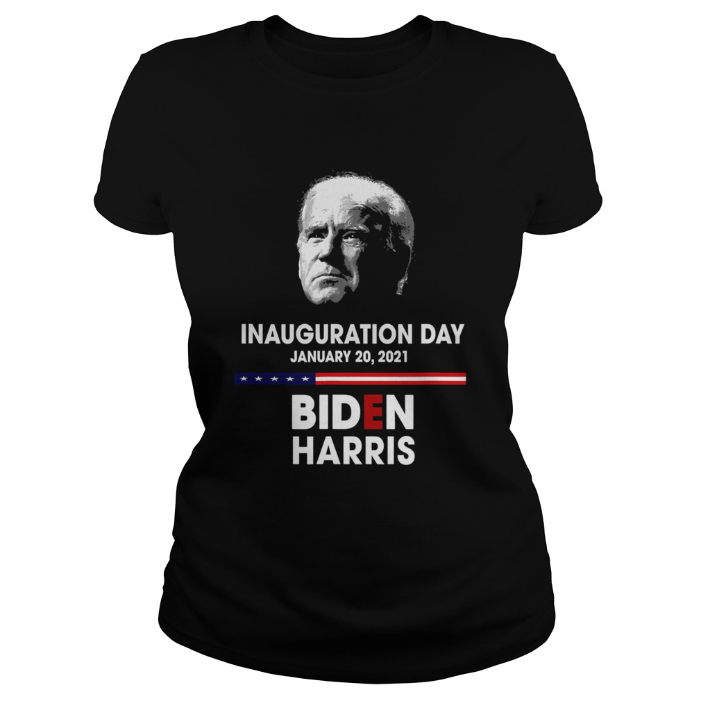 Inauguration Day January 20 2021 Biden Harris American Flag  Classic Ladies