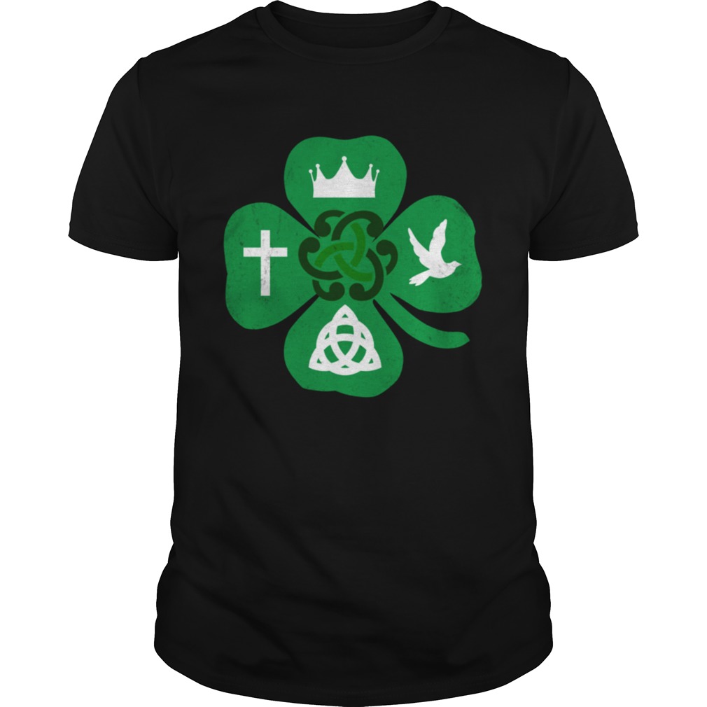 Irish Celtic Father Son and Holy Spirit Shamrock shirt