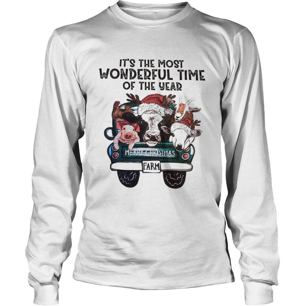 Its The Most Wonderful Time Of The Year Shirt Merry Christmas  Long Sleeve