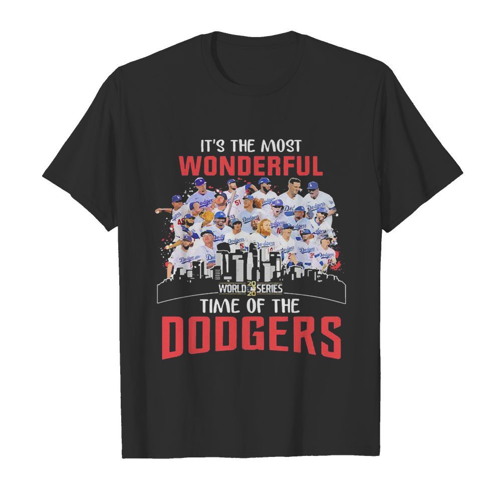 Its The Most Wonderful World 2020 Series Time Of The Dodgers shirt