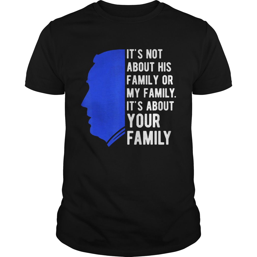 Its about your family joe biden democrat 2020 shirt