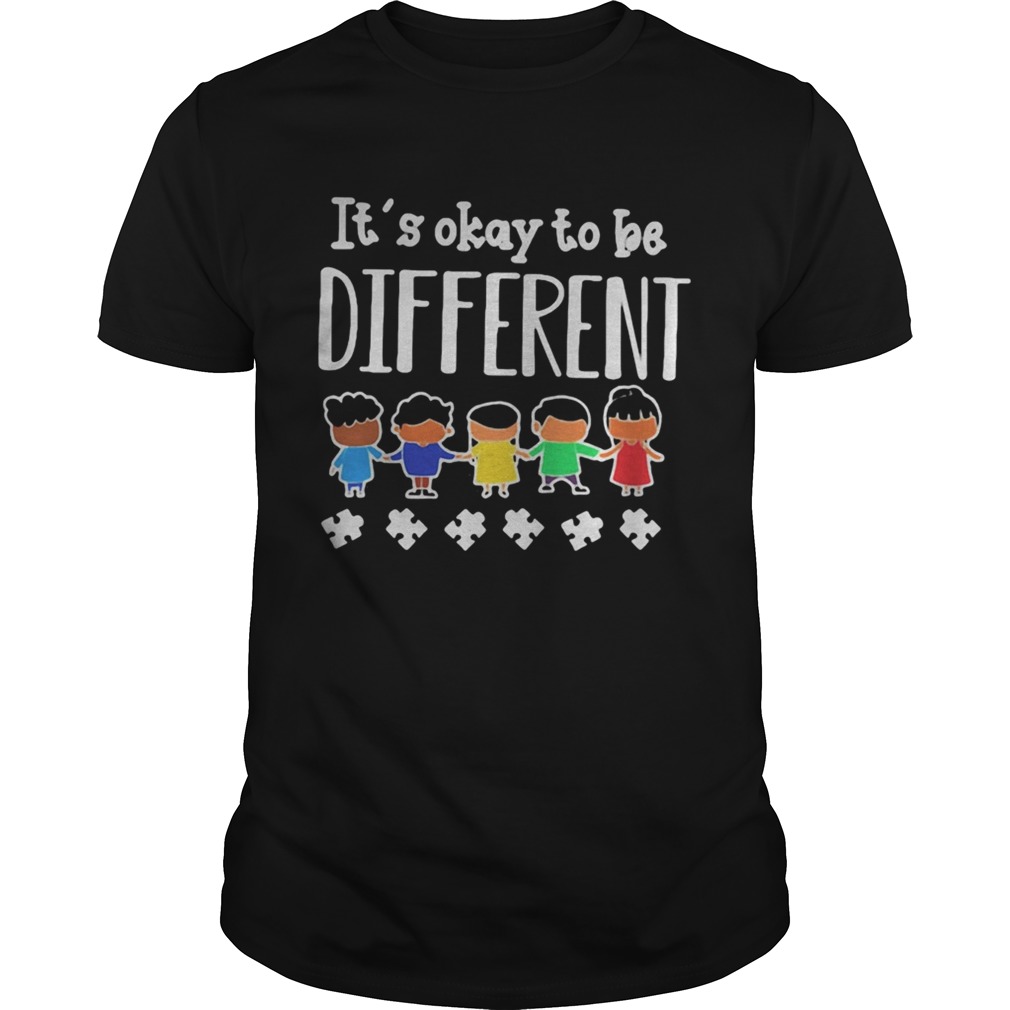 Its okay to be different autism shirt