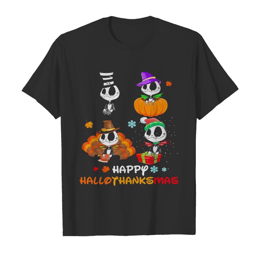 Jack Skellington Happy Hallothanksmas shirt