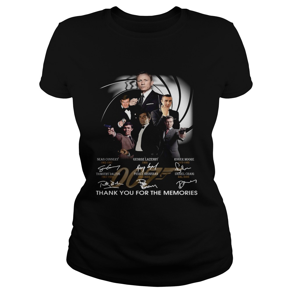 James Bond 007 Fans Thank You For The Memories Signature  Classic Ladies