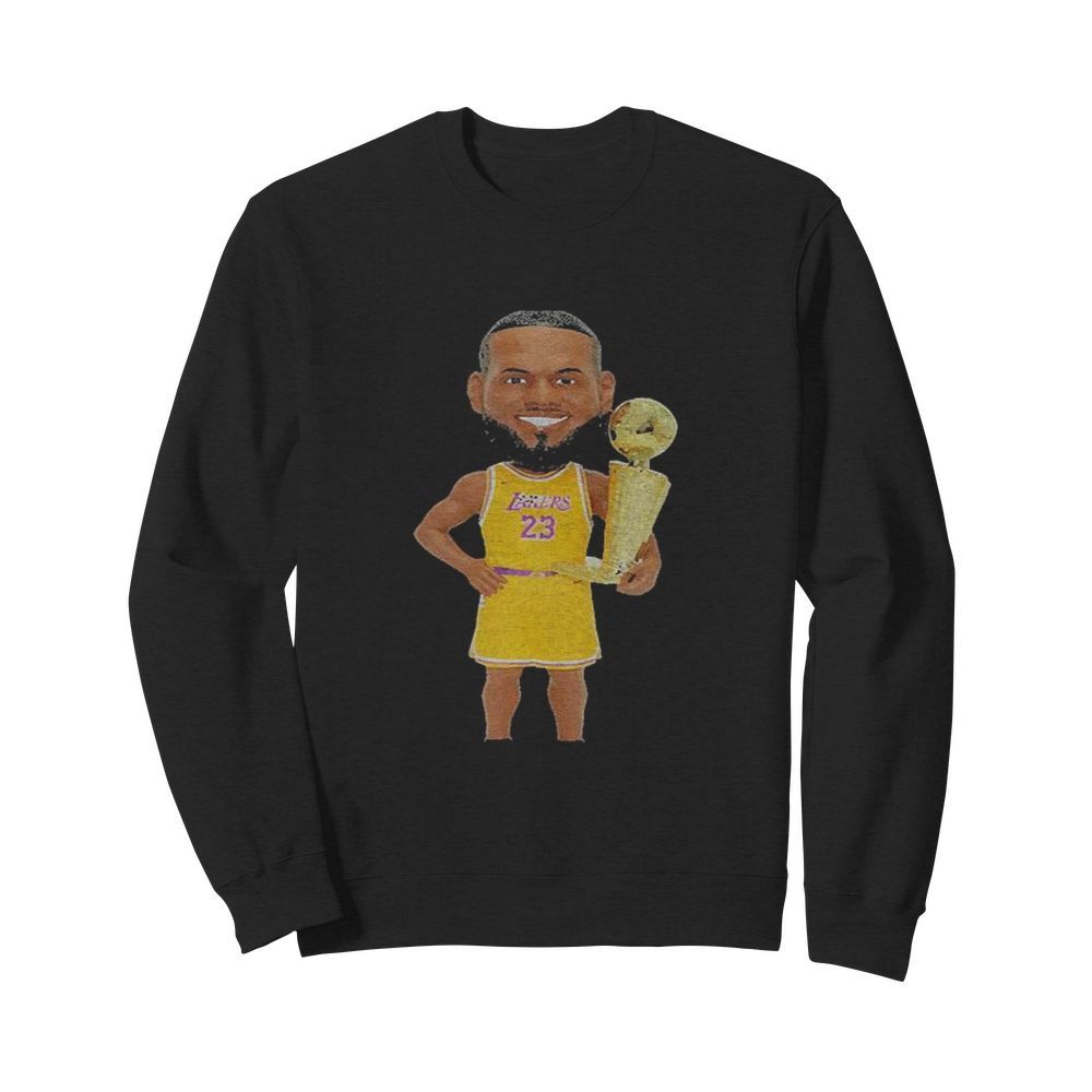 James Lakers NBA Champs Bobblehead  Unisex Sweatshirt