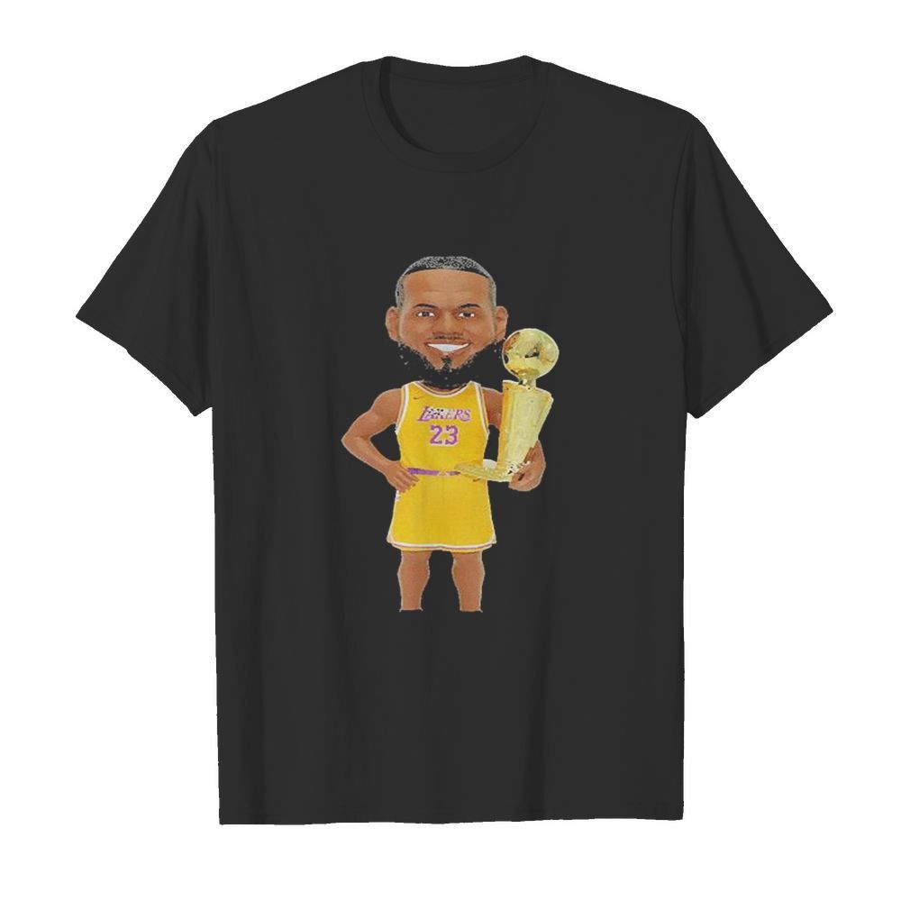 James Lakers NBA Champs Bobblehead  Classic Men's T-shirt