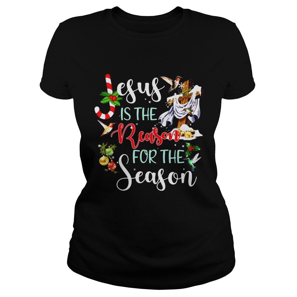 Jesus Reason For Season Hummingbird Christmas  Classic Ladies