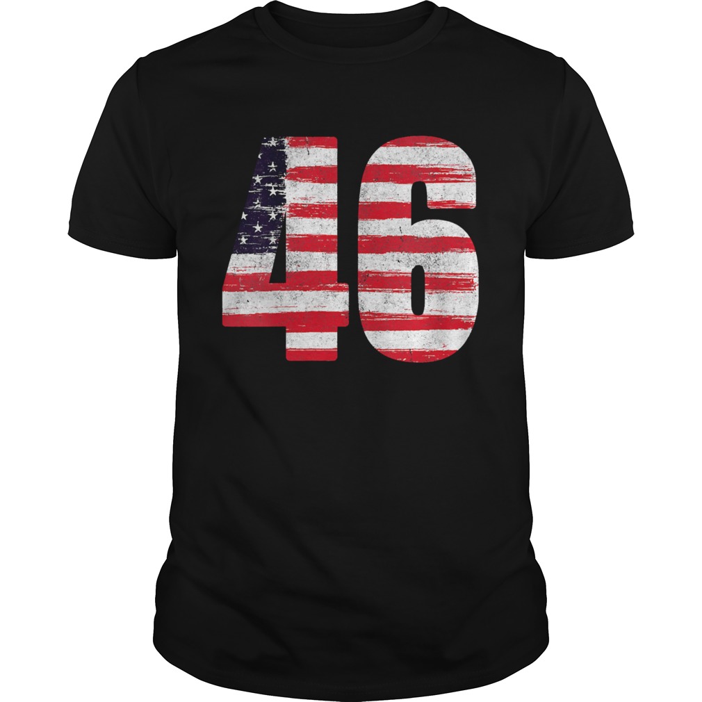 Joe Biden 46 Us Flag Elected Celebrate Joe Biden 46th President 2020 shirt