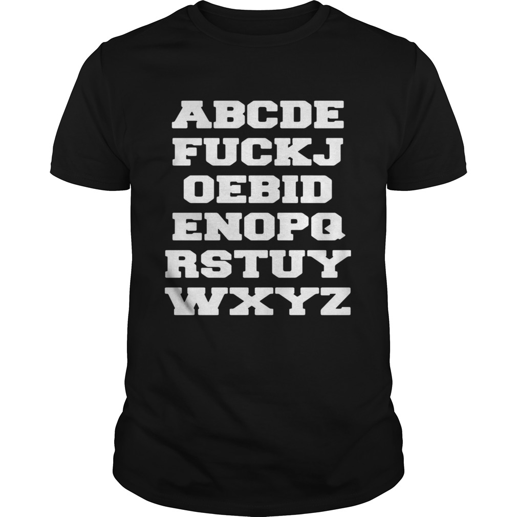 Joe Biden Alphabet shirt