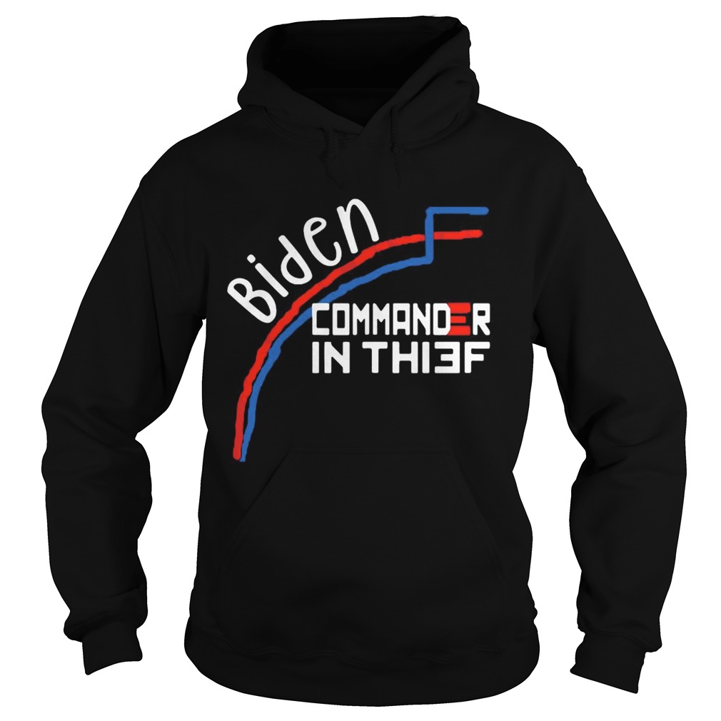 Joe Biden Commander In Thief Benfords Law Trump  Hoodie