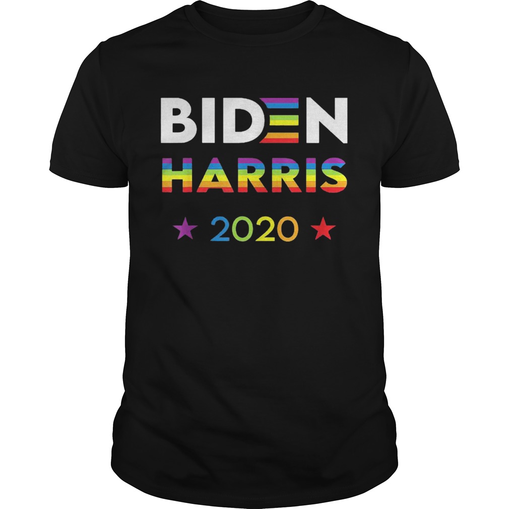 Joe Biden Kamala Harris Rainbow Gay Pride LGBT Election Tee shirt