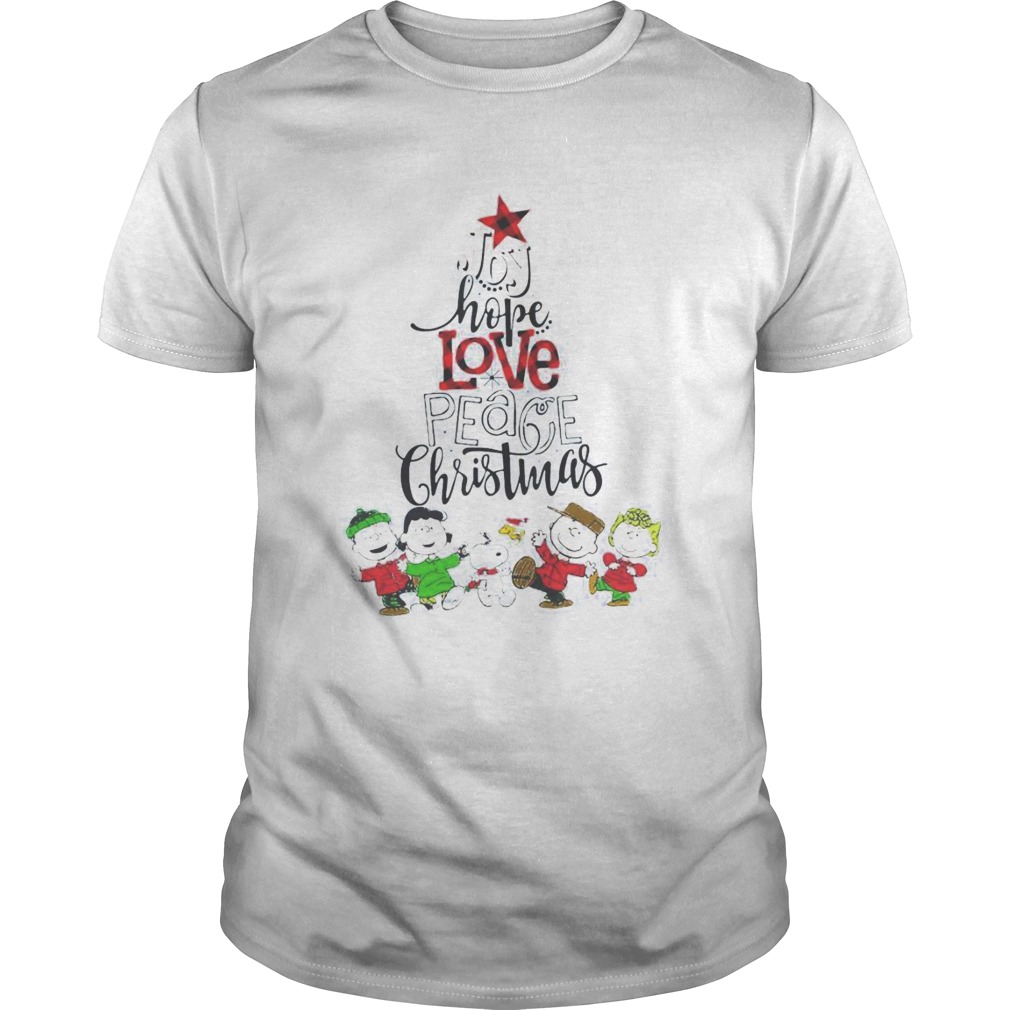 Joy Hope Love Peace Christmas shirt