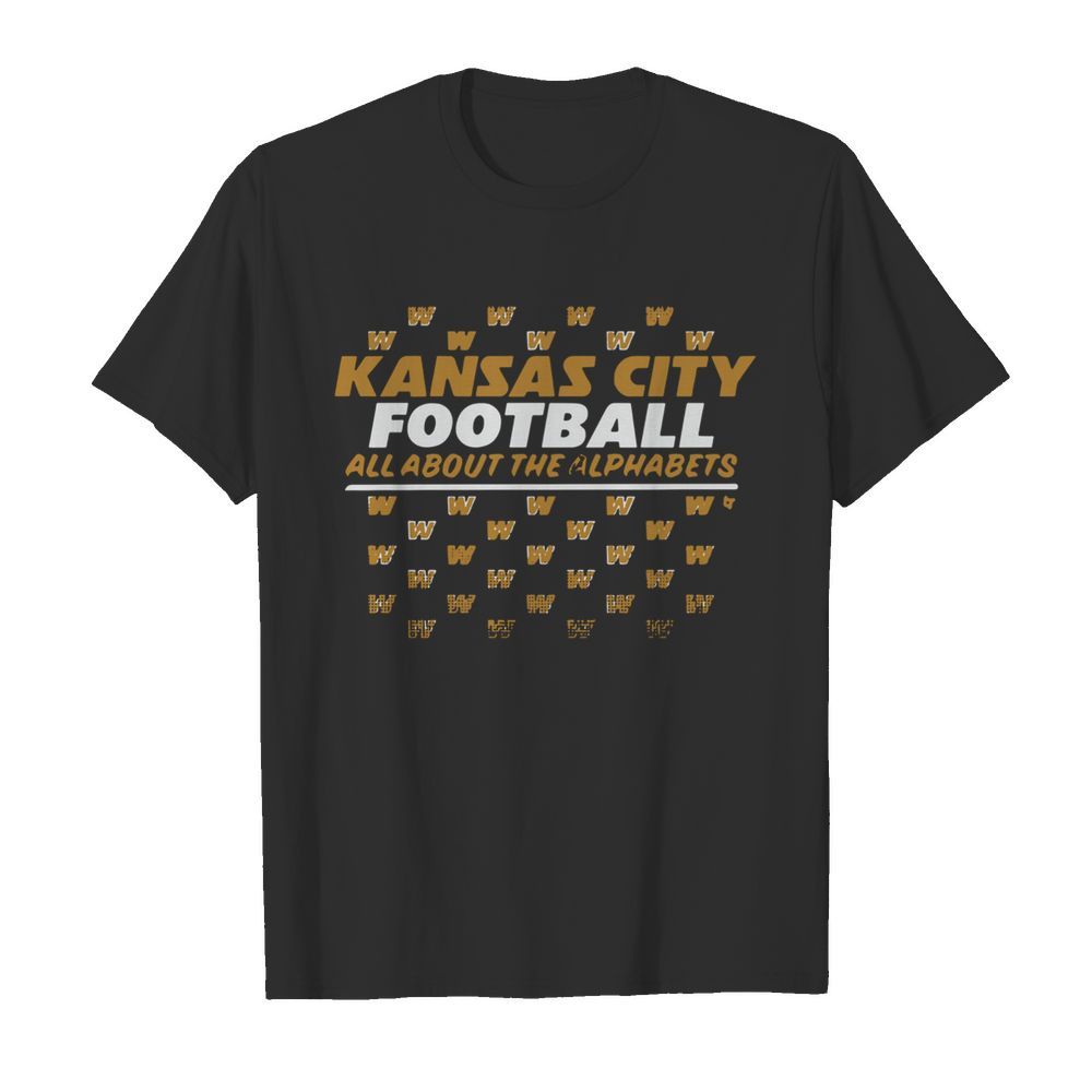 KC Alphabet Kansas City Football  Classic Men's T-shirt