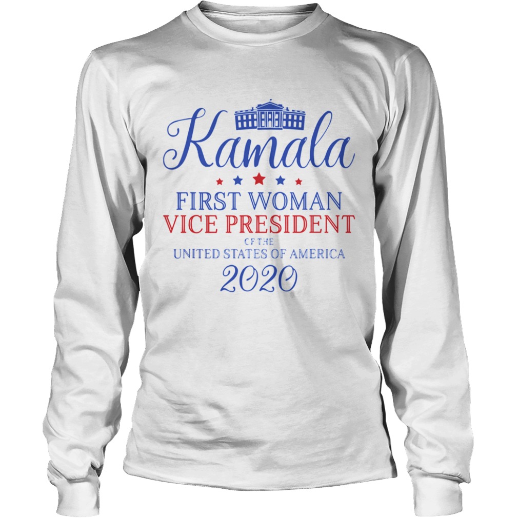 Kamala Harris First Woman USA Vice President 2020 Victory  Long Sleeve