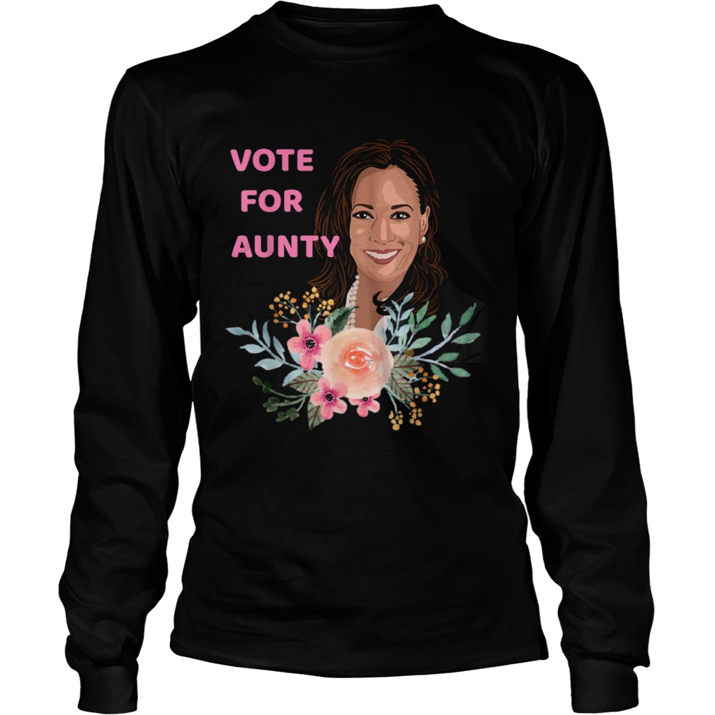 Kamala Harris Vote For Aunty  Long Sleeve