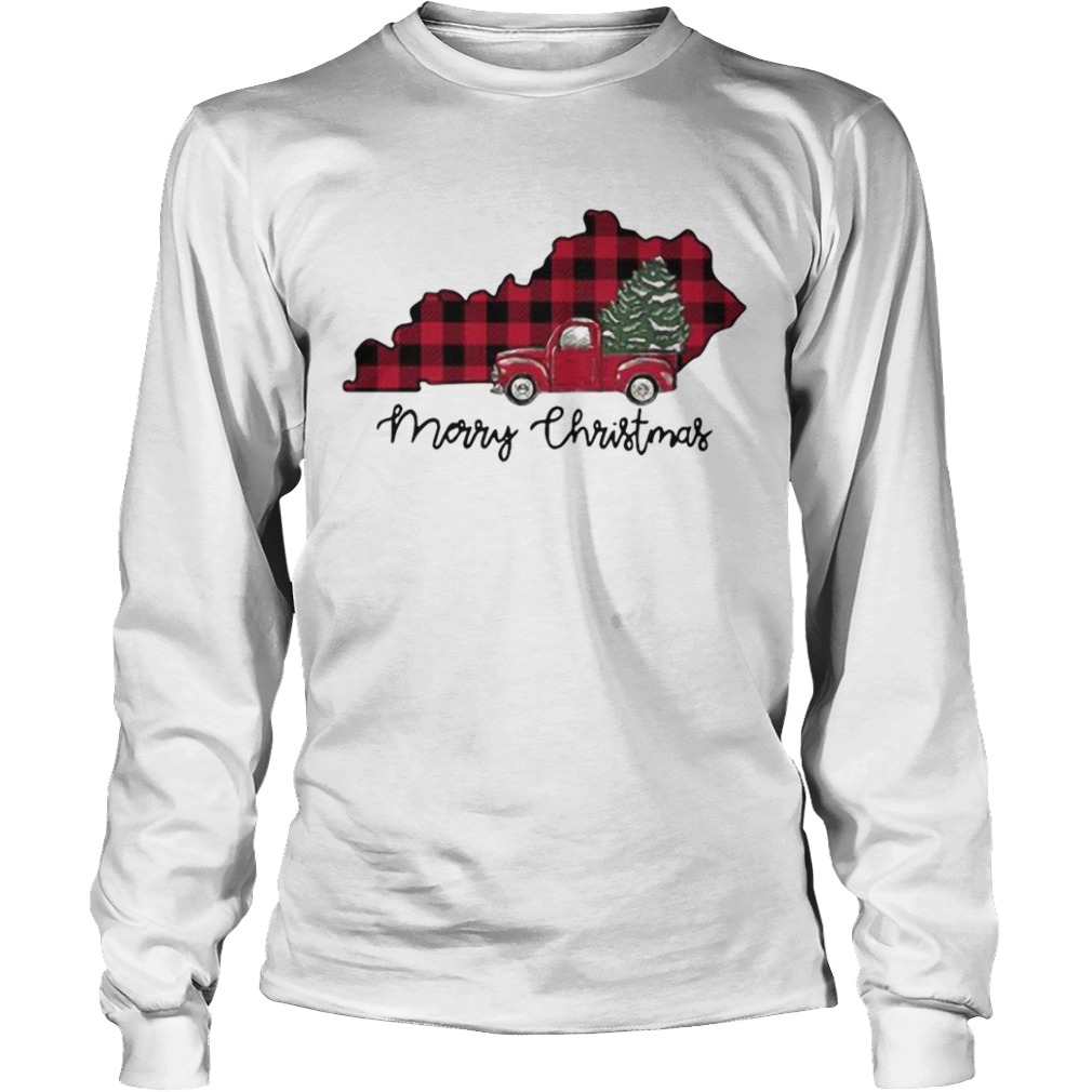 Kentucky Merry Christmas Tree  Long Sleeve