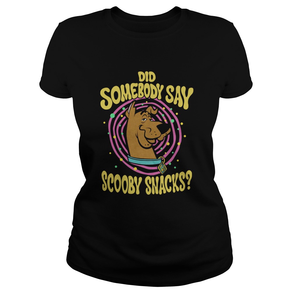 Kids ScoobyDoo Did Somebody Say Scooby Snacks Portrait  Classic Ladies