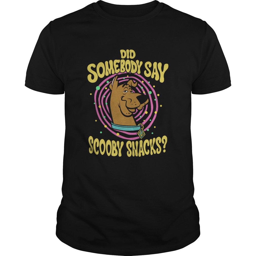 Kids ScoobyDoo Did Somebody Say Scooby Snacks Portrait  Unisex