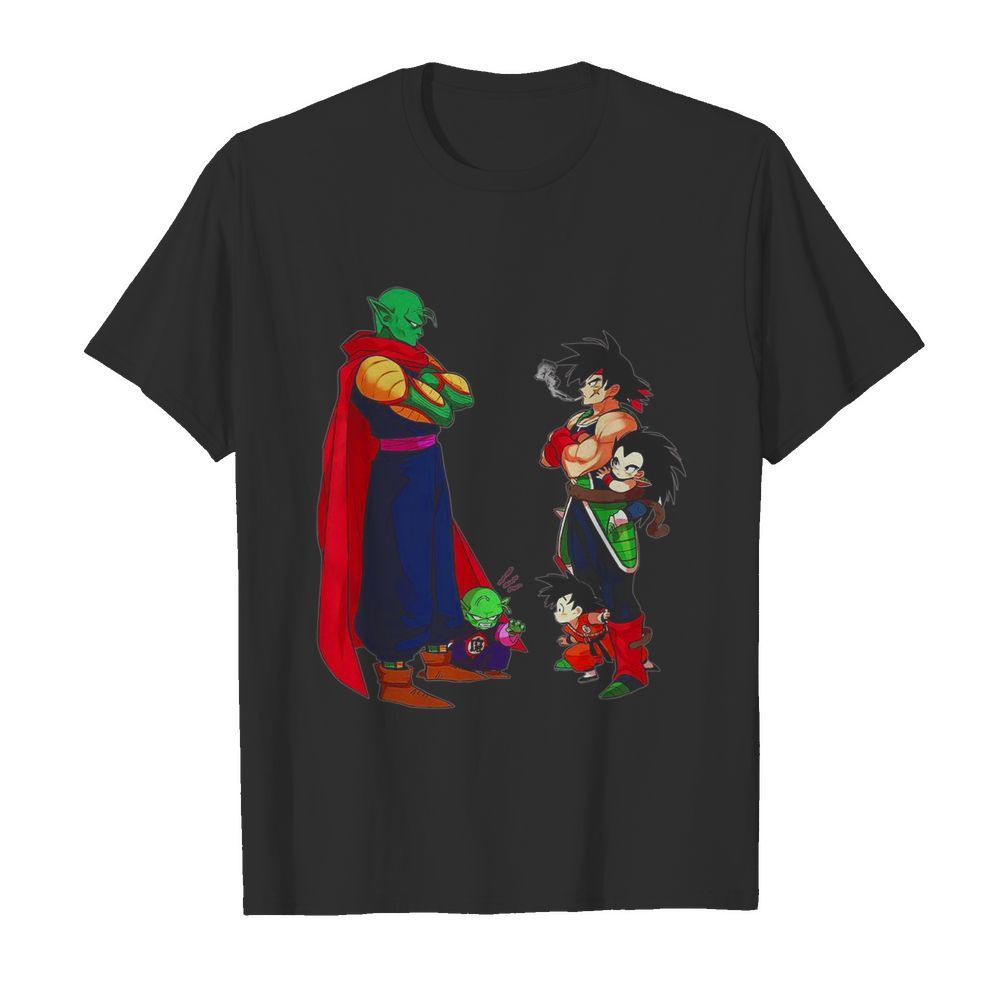 King Piccolo Vs Bardock Piccolo Goku and Raditz Dragon Ball shirt