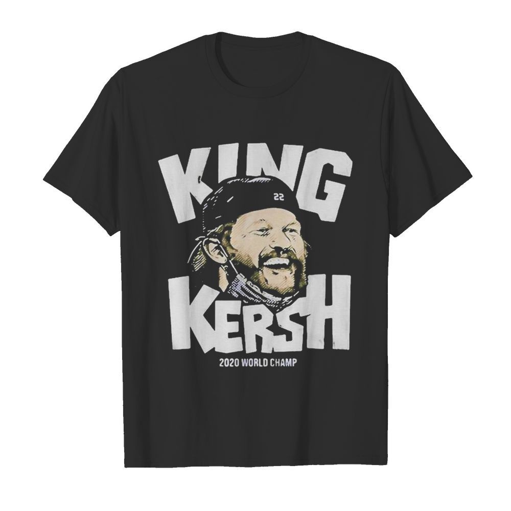 King kersh wear mask 2020 world champ los angeles shirt