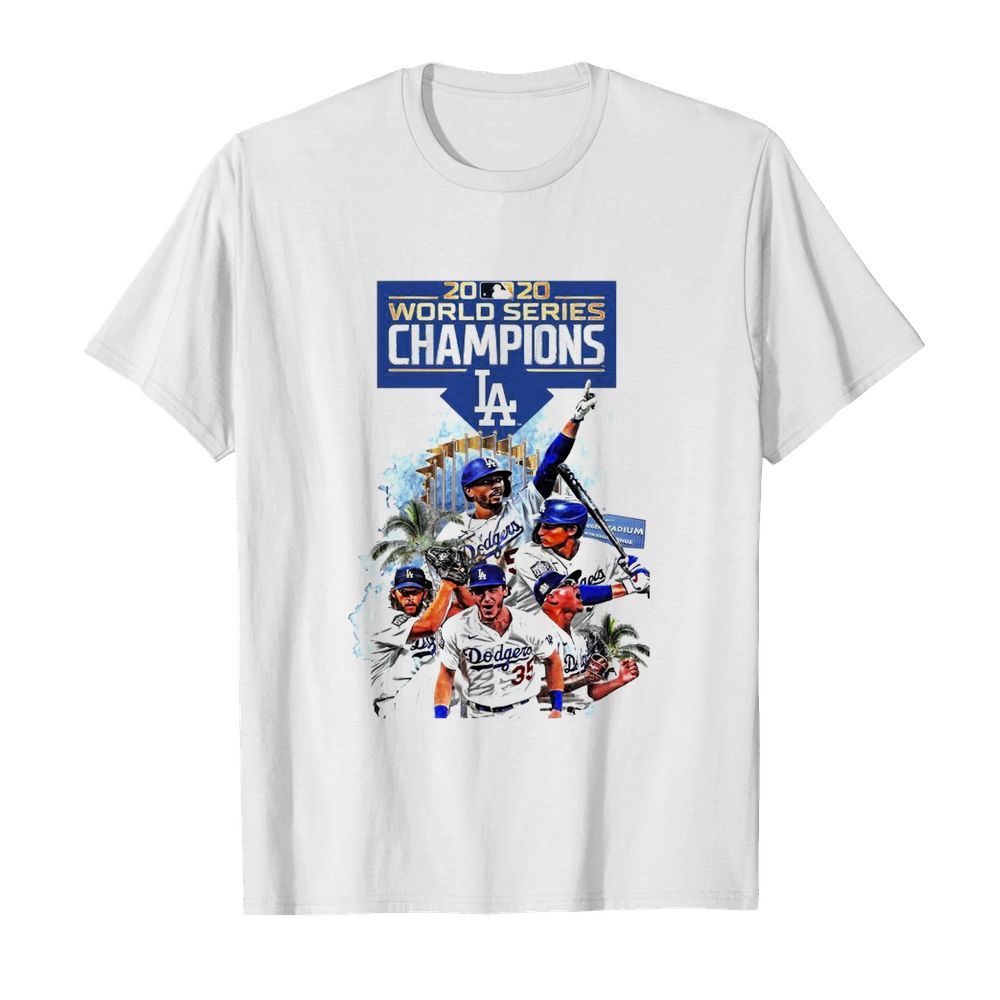 LA Dodgers Double Champions 2020 World Series Player Legend shirt