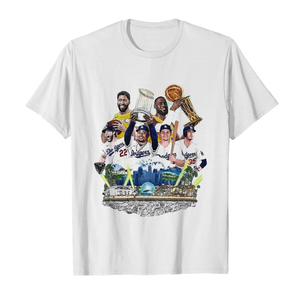 LA Lakers and Dodgers World series Champions 2020 legend shirt