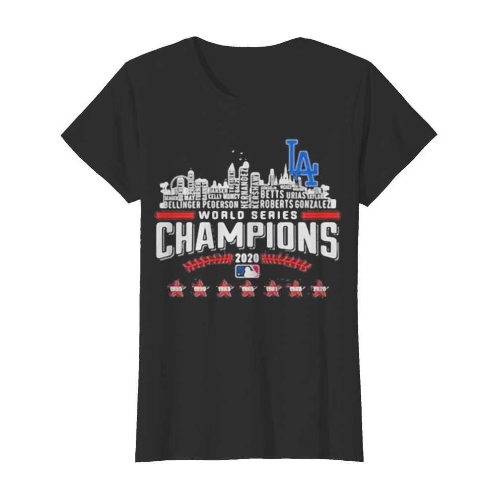 La los angeles world series 2020 champions stars  Classic Women's T-shirt