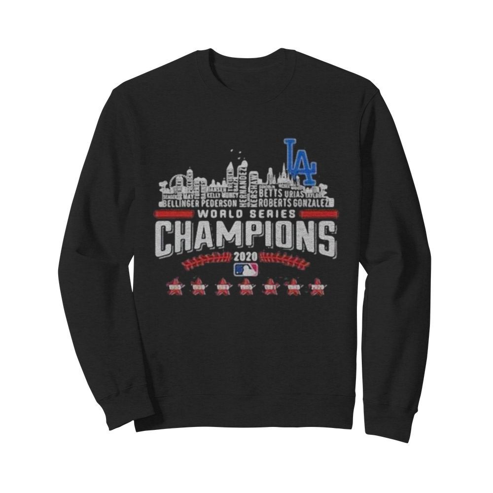 La los angeles world series 2020 champions stars  Unisex Sweatshirt