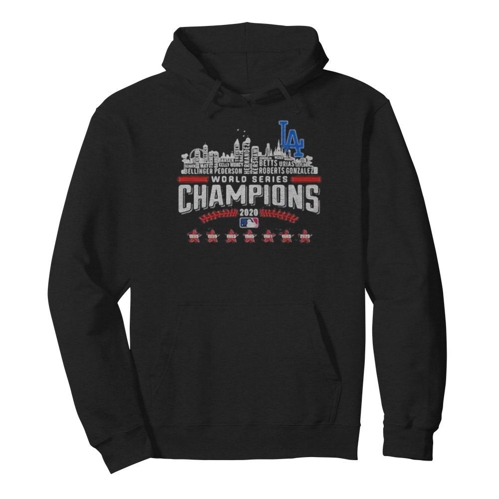 La los angeles world series 2020 champions stars  Unisex Hoodie