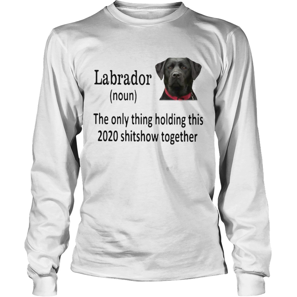 Labrador The Only Thing Holding This 2020 Shitshow Together  Long Sleeve