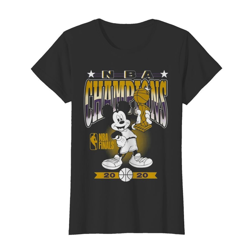 Lakers 2020 NBA Champions Mickey Mouse  Classic Women's T-shirt