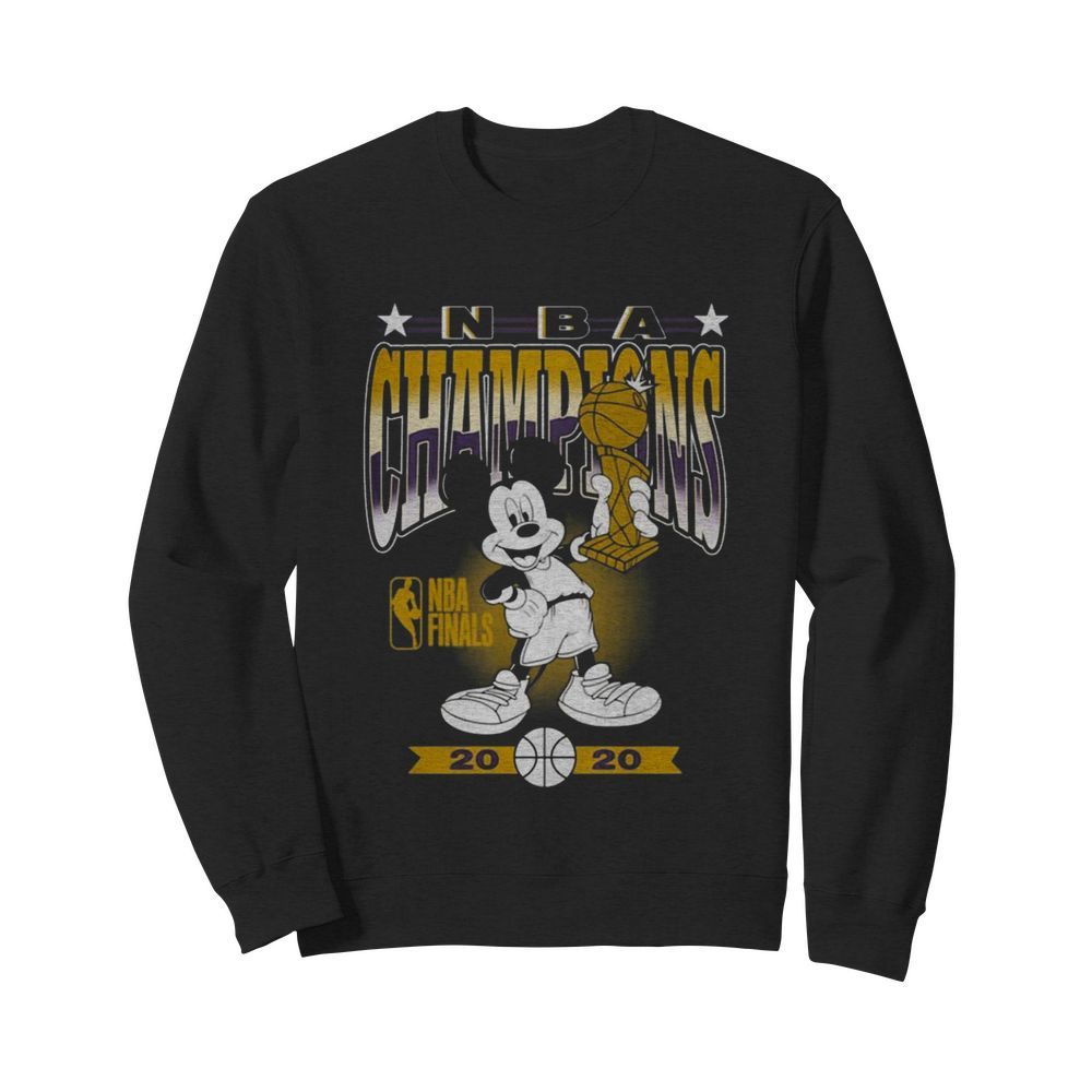 Lakers 2020 NBA Champions Mickey Mouse  Unisex Sweatshirt