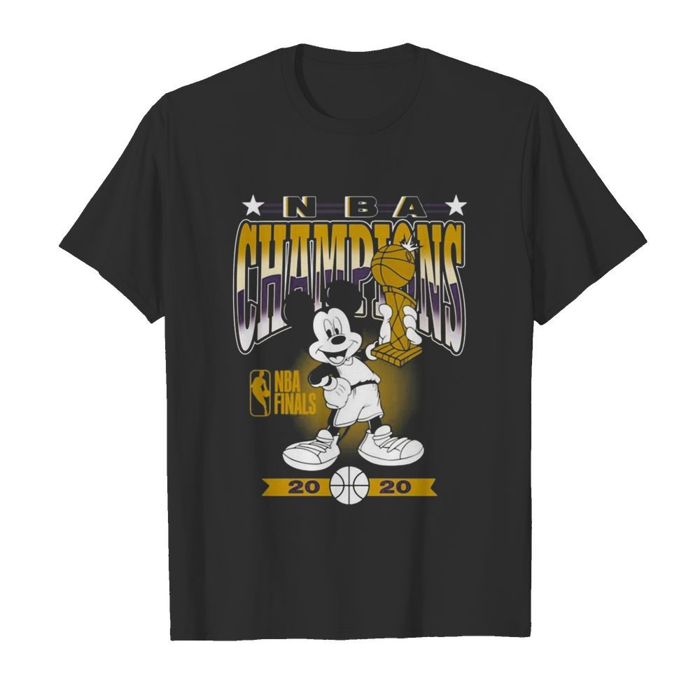 Lakers 2020 NBA Champions Mickey Mouse shirt