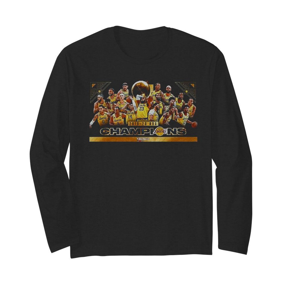 Lakers are the 2020 NBA Champions  Long Sleeved T-shirt 